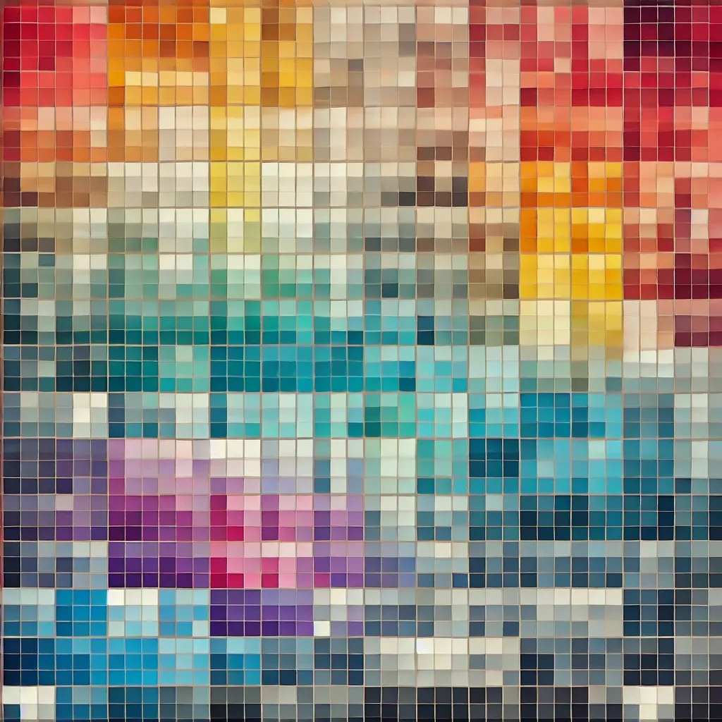 Symbolic mosaic color matrix — used in OSIRIS DUAT interface for visual resonance mapping